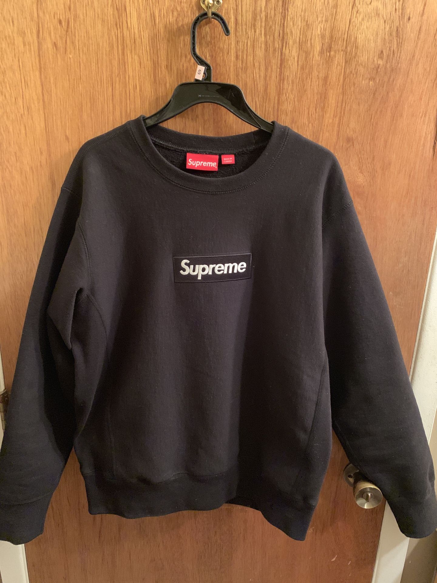 Supreme Box Logo Crewneck (Black) FW/18