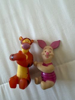 Vintage Tigger & Piglet pencil topper