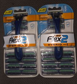 BIC Flex 2 Hybrid Razor Pack x2