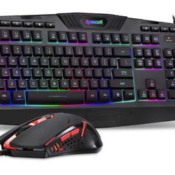 Redragon S101 Gaming Keyboard, M601 Mouse.