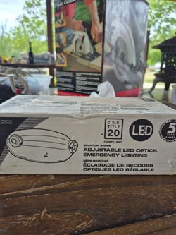 Adjustable Led optics emergency lighting
