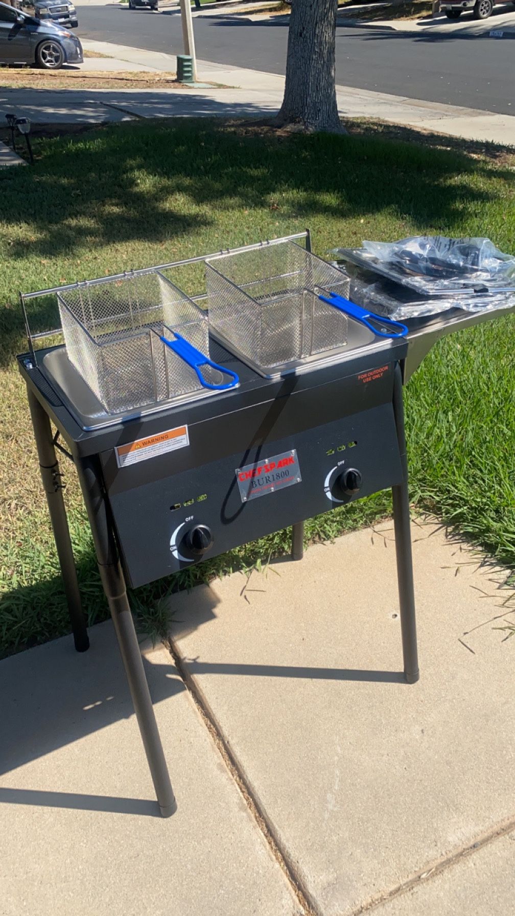 Double Basket Deep Fryer