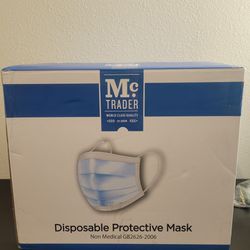 600 New Disposable 3 Layer Protective Face Masks