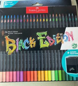 🎨 Brand New Faber-Castell Black Edition Colored Pencil Set