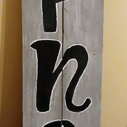 Personalized Family Wooden Porch Leaner Sign