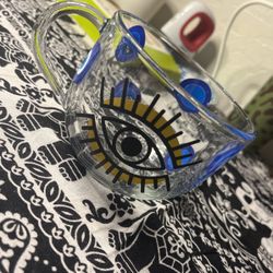 Evil Eye Glass Mug