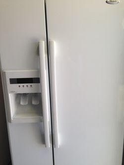 Whirlpool white refrigerator