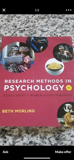RESEARCH METHODS BOOK-$60