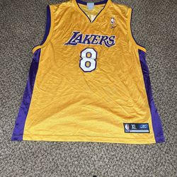 Kobe Bryant Lakers #8 Reebok Throwback XL