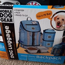 Dog  "Week Away" Backpack