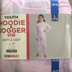Girls Youth Clothes Jogger Set Tie Dye Size 14/16