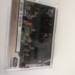 2020 Topps Now Star Wars Mandalorian Season 2 Chapter 12 - 5 Card Set In Hand