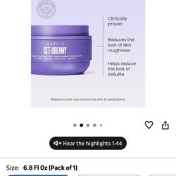 Cellulite cream and skin tightening support