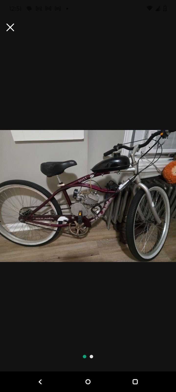 Gas Bike Does 50nmph 