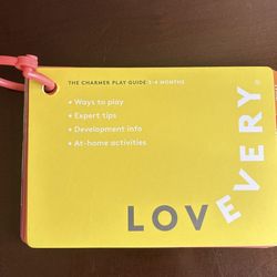 Lovevery The Charmer Play Guide Book Activities for Play 3-4 Mos Montessori