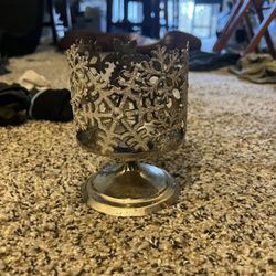 Winter Snowflake Candle Holder 