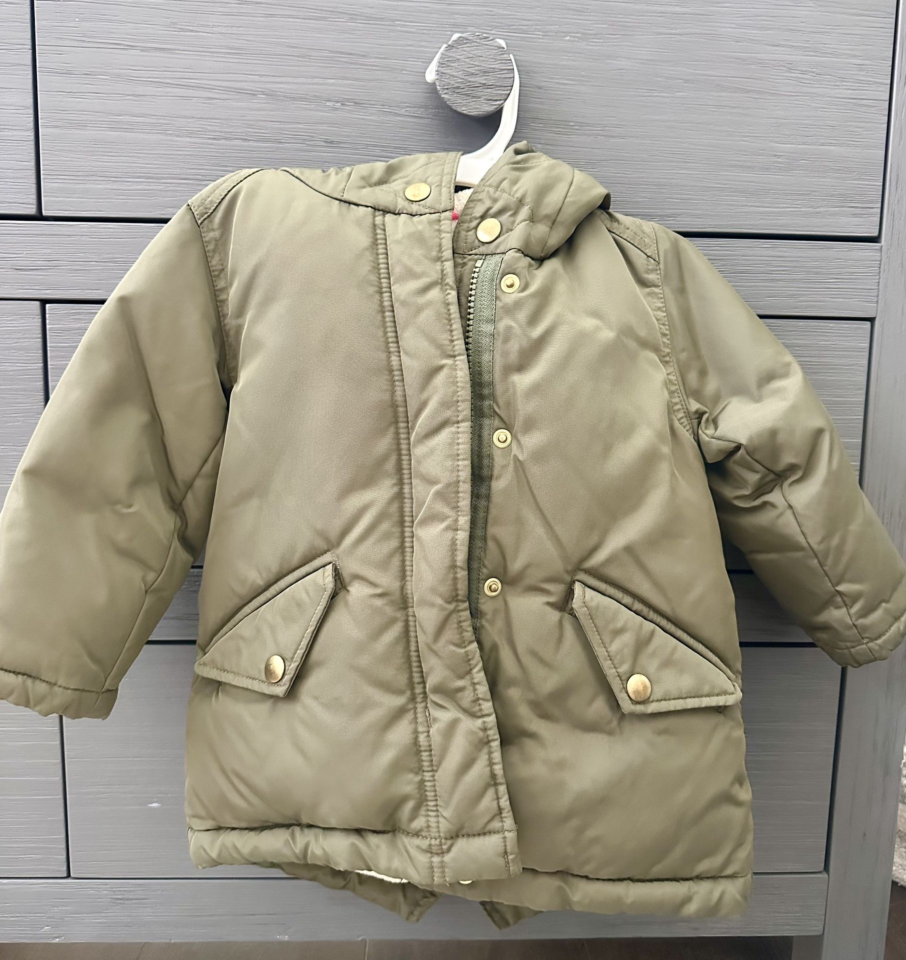 JCrew Crewcuts Girls Fishtail Parka With PrimaLoft
