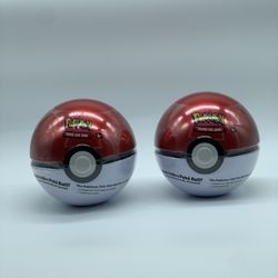 Pokemon  ball Tins 