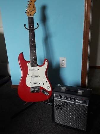 Fender Squier Guitar And Amp
