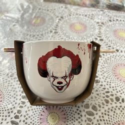 Ceramic Bowl with chopsticks 