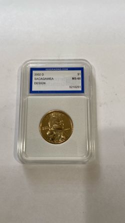 2002-D Sacagawea Dollar IGS MS-65 Graded