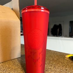 Starbucks Valentines Soft Touch With Hearts Dome NWT