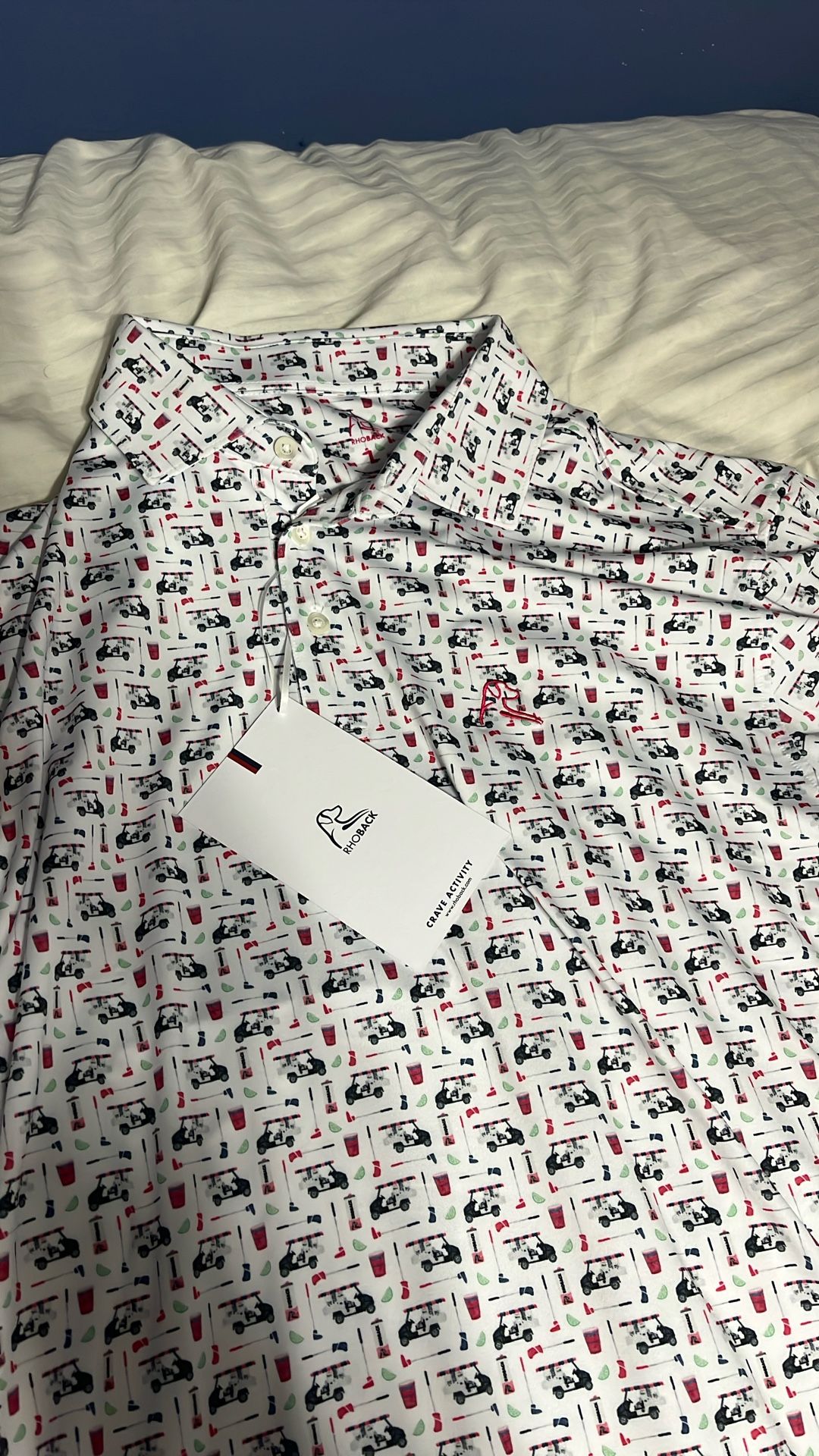 Rhoback Mens Golf Polo - Size: L
