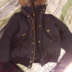 Mackage Dixon Fox Fur Bomber Size 38