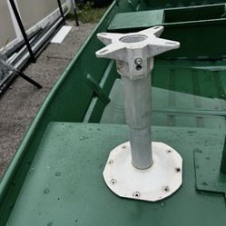 16 Foot John Boat With A Trolling Motor Paddle