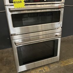 GE CAFE Stainless Steel Microwave Oven Combo NM