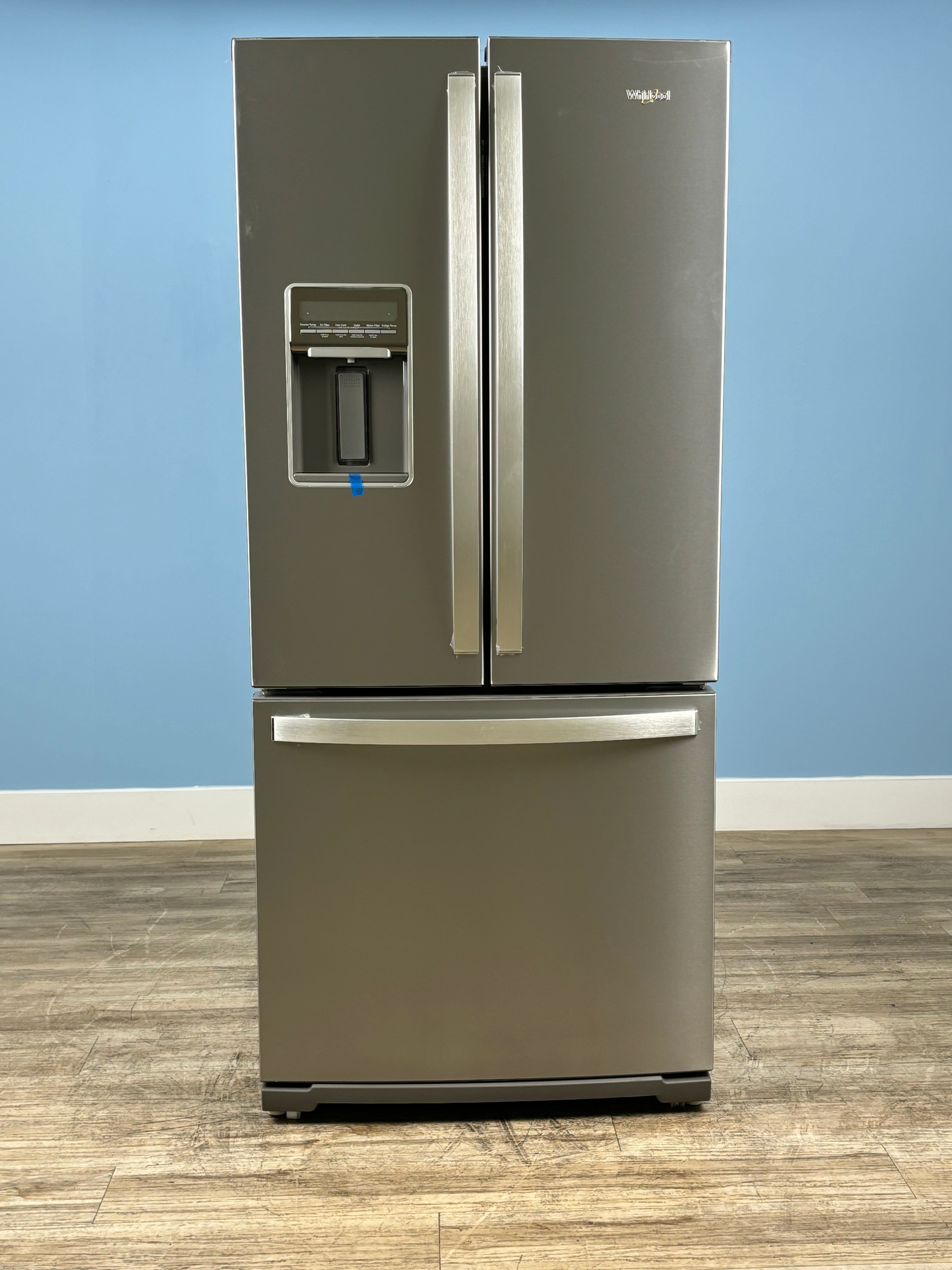 Whirlpool - 19.7 cu. ft. French Door Refrigerator in Fingerprint Resistant Stainless Steel