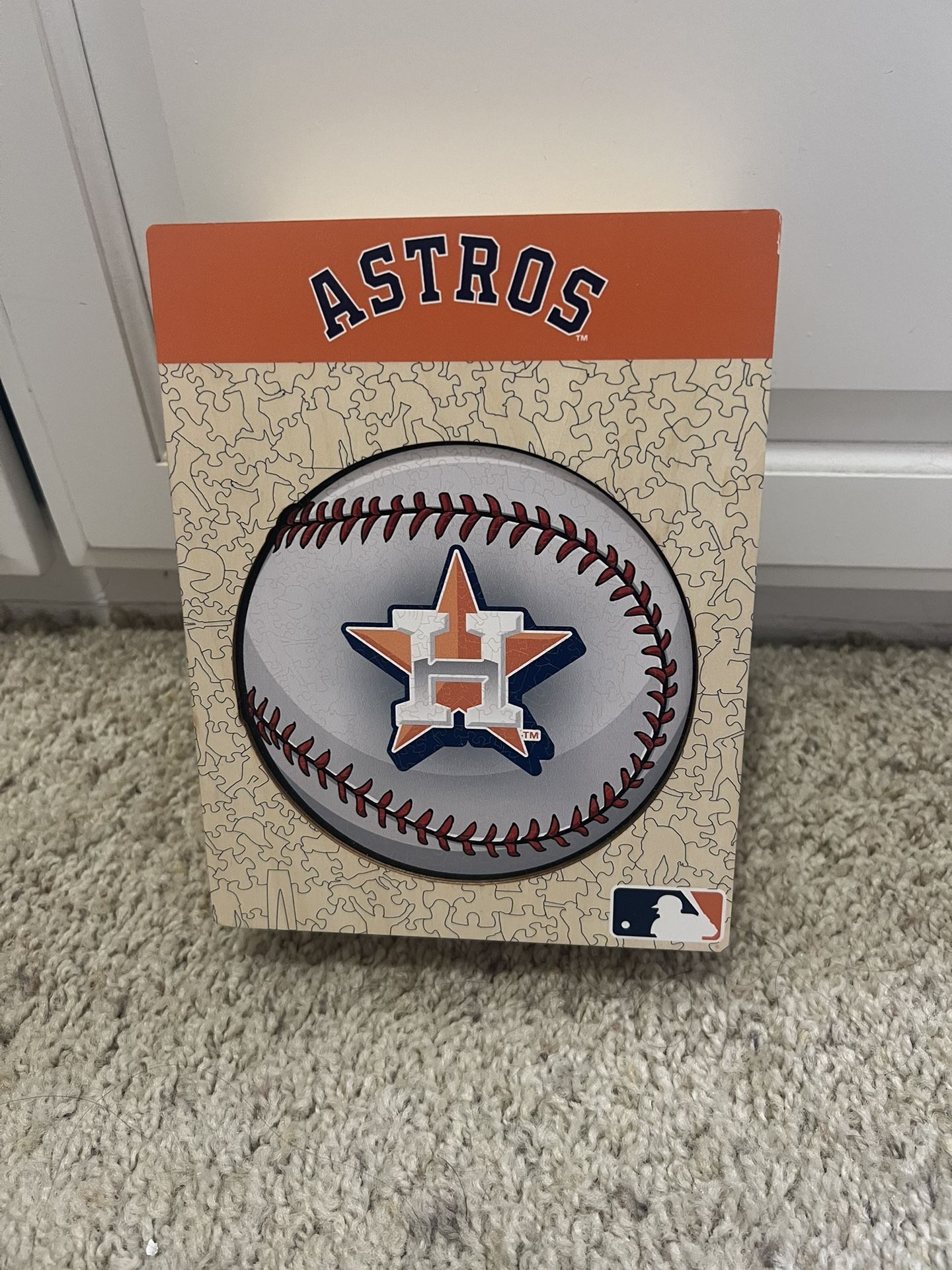 Houston Astros Wooden Puzzle (Medium)