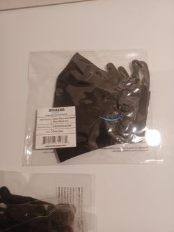 Amazon Covid Mask Reusable Washable NEW 5 Pack SALE