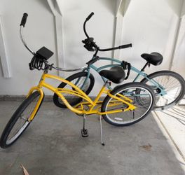 2 Electra Beach Cruiser Bikes