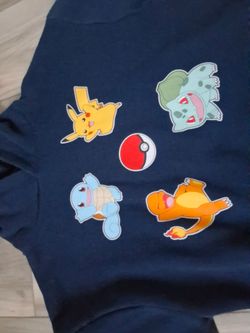 Pokémon blue sweater kids medium