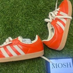 Adidas Samba Leather Orange