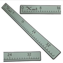 Xact 32 Inch Fish Ruler Light Blue Brushed Texture Non-Skid Surface NEW