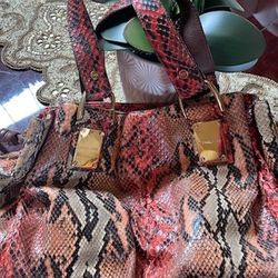 Michael Kors Python Handbag 