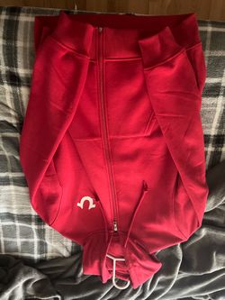 True Religion Red Full-Zip  Jacket