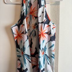Women’s Size Small Floral Sleeveless Blouse from SHEIN