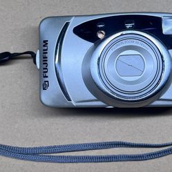 Vintage Fujifilm Discovery S1450 Zoom Date 38-145mm Camera Untested Lanyard