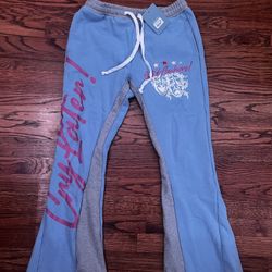 Lifted Anchors Blue/Pink Flared