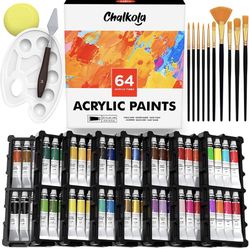 Brand New Unopened, 64 Tube Acrylic, Paint Set