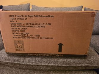 NEW PowerXL Air Fryer Grill Deluxe 8-in-1 – Never Used