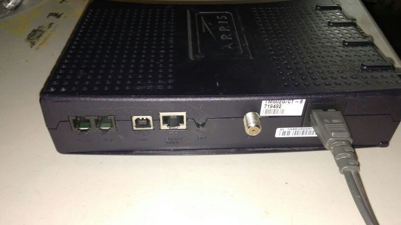 Arris modem tm502g