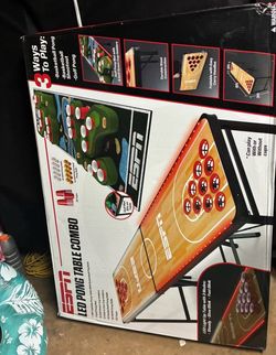 ESPN beer pong table