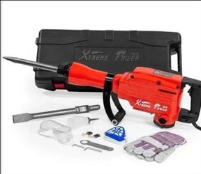 2200-Watt 24 in. Heavy-Duty Electric Jackhammer Demolition Hammer Concrete Breaker Tool Kit
