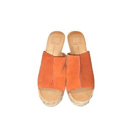 Dolce Vita Orange Platform Heels Women 8 1/2