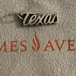 James Avery retired Texas Script Charm 