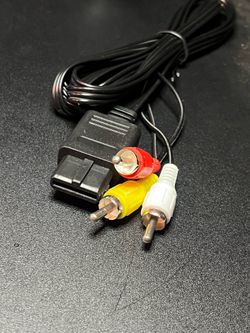 RCA AV Nintendo 64 N64 GameCube NGC SNES Composite TV Cable OEM Compatible Cord Stereo Audio Video